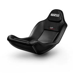 Sparco GP - Fotel ze skóry czarnej