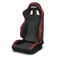 Sparco R100 Fotel Rozkładany - Czarny & Czerwony