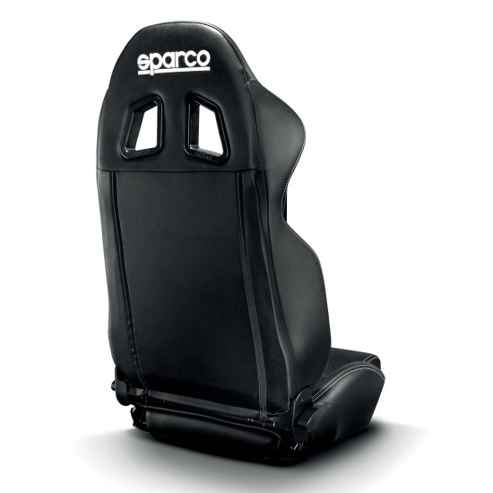 Sparco R100 Sky Fotel Rozkładany - Czarna Skóra