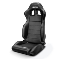 Sparco R100 Sky Fotel Rozkładany - Czarna Skóra