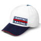 Czapka z bocznym logo Martini Racing – biała