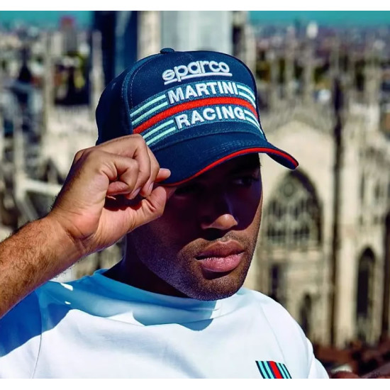 Czapka Flex Martini Racing – granatowa
