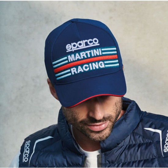 Czapka Flex Martini Racing – granatowa