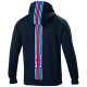 Męska bluza z kapturem Big Stripes Martini Racing – czarna