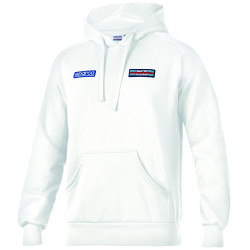 Męska bluza z kapturem Big Stripes Martini Racing – biała
