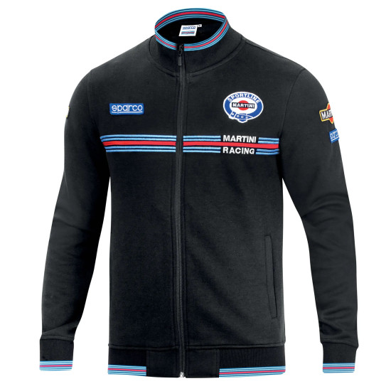 Męska bluza rozpinana Martini Racing – czarna