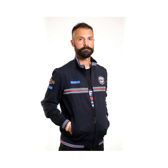 Męska bluza rozpinana Martini Racing – czarna