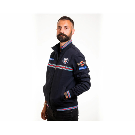 Męska bluza rozpinana Martini Racing – czarna