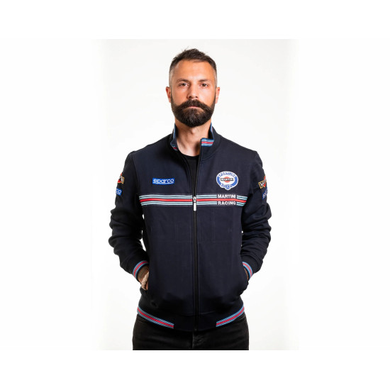 Męska bluza rozpinana Martini Racing – czarna