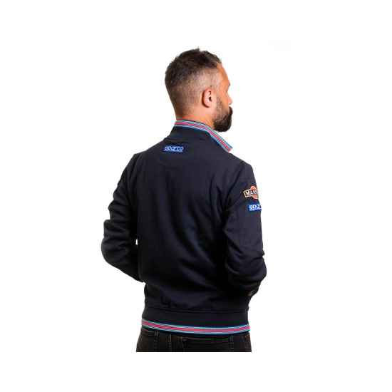 Męska bluza rozpinana Martini Racing – czarna