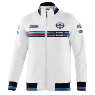 Męska bluza rozpinana Martini Racing – biała