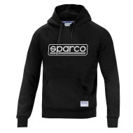 Męska bluza z kapturem Sparco Frame – czarna
