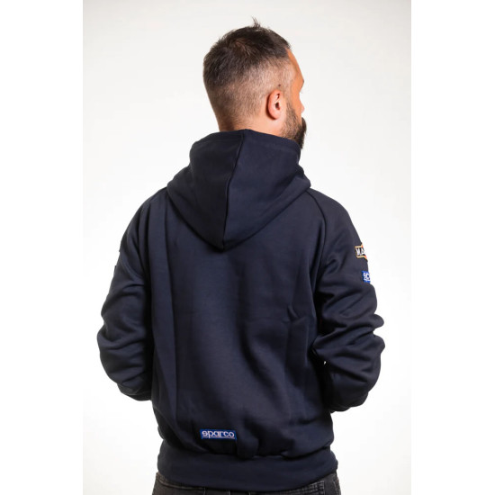 Męska bluza z kapturem Sparco Martini Racing – czarna