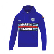 Męska bluza z kapturem Sparco Martini Racing – niebieska