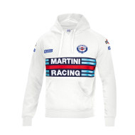 Męska bluza z kapturem Sparco Martini Racing – biała