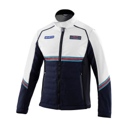 Męska kurtka softshell Martini Racing – biała i granatowa