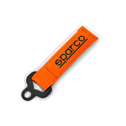 Sparco Skórzany Uchwyt na Klucze - Pomarańczowy