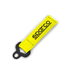 Sparco Skórzany Uchwyt na Klucze - Żółty