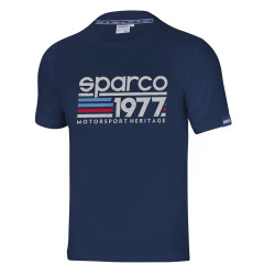 Męska koszulka Sparco 1977 – granatowa