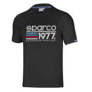 Męska koszulka Sparco 1977 – czarna
