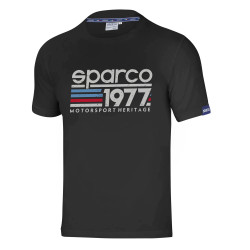 Męska koszulka Sparco 1977 – czarna