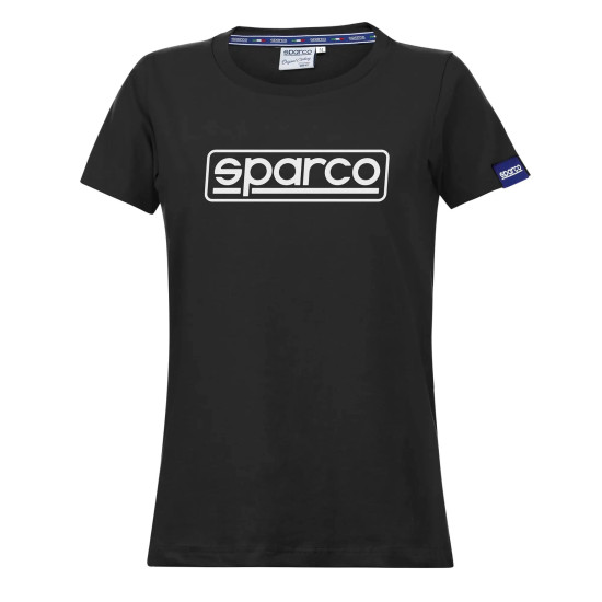 Damska koszulka Sparco Frame – czarna