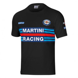 Męska koszulka Sparco Martini Racing – czarna