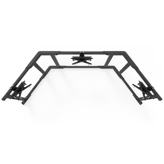 RSeat TX90 Czarny – Stojak na trzy ekrany (TV) 65–90 cali