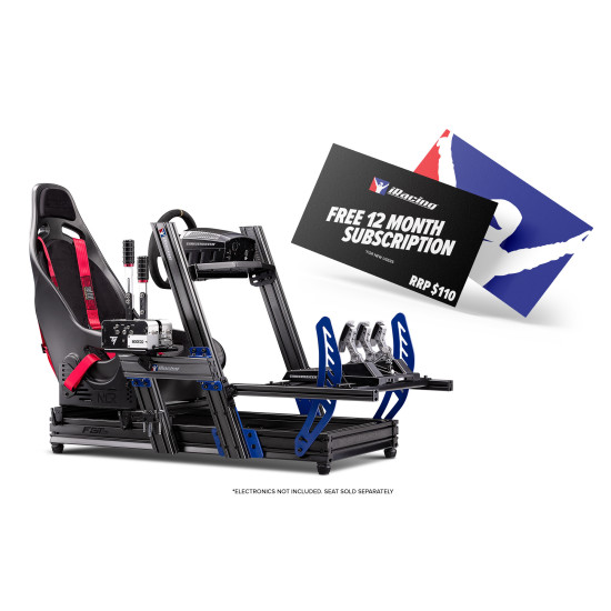 F-GT Elite Aluminium Simulator Chassis - iRacing Edition