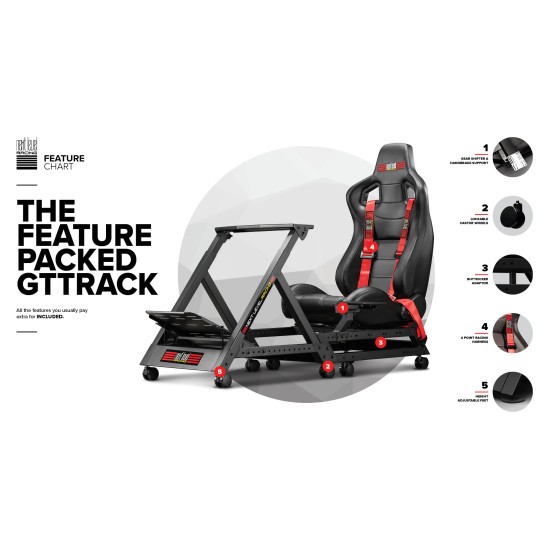 Next Level Racing GTtrack Kokpit Wyścigowy