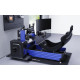 RSeat A1 Pro Formula Chassis - Niebieski