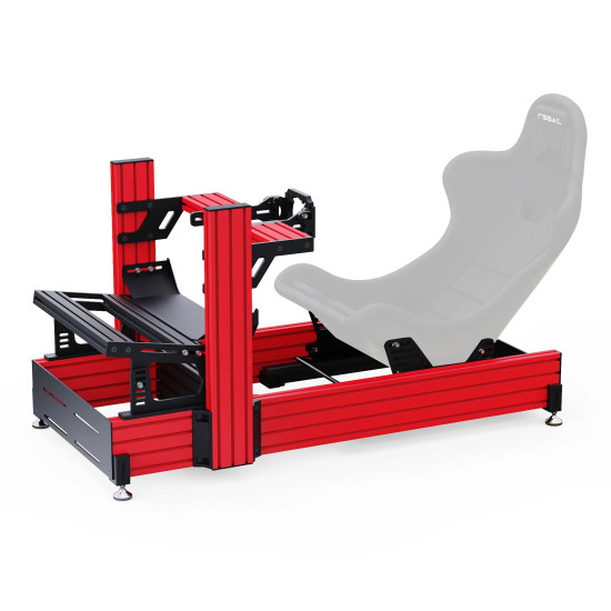 RSeat A1 Pro Formula Chassis - Czerwony