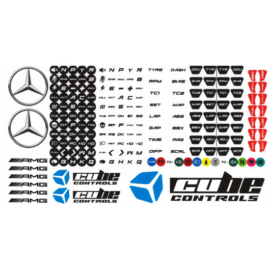 Cube Controls Naklejki AMG