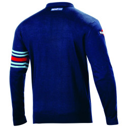 Bawełniany sweter z okrągłym dekoltem Martini Racing