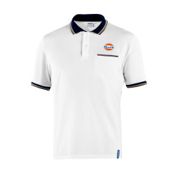 Gulf Polo Piquet Pocket - Biały