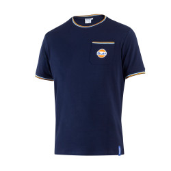 Gulf T-Shirt Pocket - Granatowy