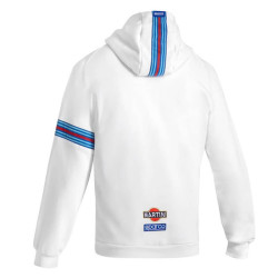 Hooded Full Zip Martinig Racing MY25 - Biały