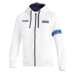 Hooded Full Zip Martinig Racing MY25 - Biały