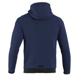 Bluza z kapturem na zamek Sparco - Granatowy