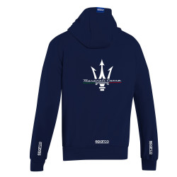 Bluza z kapturem Maserati - Granatowy