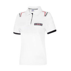 Damska koszulka polo Martini Racing od Sparco - Biała
