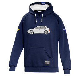 Lancia Delta HF Bluza z kapturem - Ciemny niebieski / Biały
