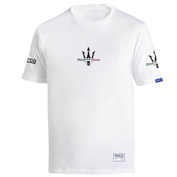 Koszulka Maserati od Sparco - Biała