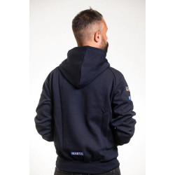 Męska bluza z kapturem Sparco Martini Racing - Czarna