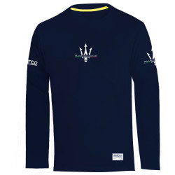 Long Sleeve T-Shirt Maserati - Granatowy