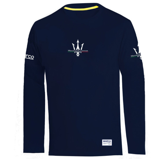 Long Sleeve T-Shirt Maserati - Granatowy