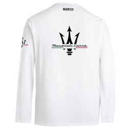 Long Sleeve T-Shirt Maserati - Biały