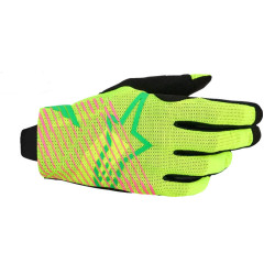 Alpinestars Radar Pro Zielony / Żółty / Różowy Fl