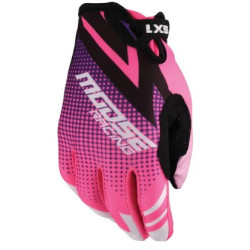 Moose Racing SX1 Pink / Purple - Rękawice dziecięce