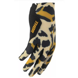 Thor Womens Sportmode Cheetah Rękawice damskie - Tan / Black